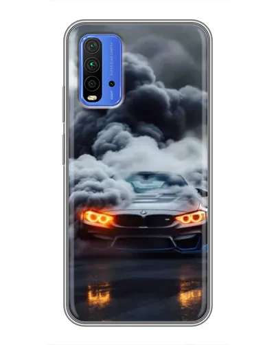 Чехол для Xiaomi Redmi 9T с картинкой «BMW в дыму» Чехол для Xiaomi Redmi 9T с картинкой «BMW в дыму»