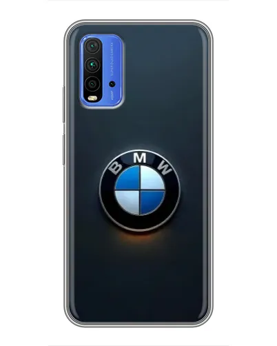 Чехол для Xiaomi Redmi 9T с картинкой «Логотип BMW — минимализм» Чехол для Xiaomi Redmi 9T с картинкой «Логотип BMW — минимализм»