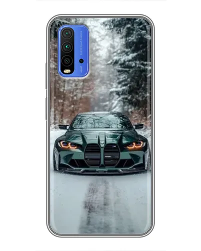 Чехол для Xiaomi Redmi 9T с картинкой «BMW в зимнем лесу» Чехол для Xiaomi Redmi 9T с картинкой «BMW в зимнем лесу»