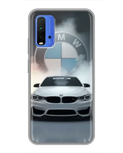 Чехол для Xiaomi Redmi 9T с картинкой «BMW в белом дыму» Чехол для Xiaomi Redmi 9T с картинкой «BMW в белом дыму»