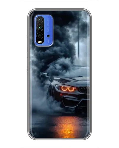 Чехол для Xiaomi Redmi 9T с картинкой «BMW M-Power — абстракция» Чехол для Xiaomi Redmi 9T с картинкой «BMW M-Power — абстракция»