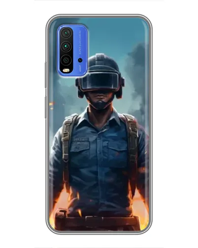 Чехол для Xiaomi Redmi 9T с картинкой «PUBG — реалистичный герой» Чехол для Xiaomi Redmi 9T с картинкой «PUBG — реалистичный герой»