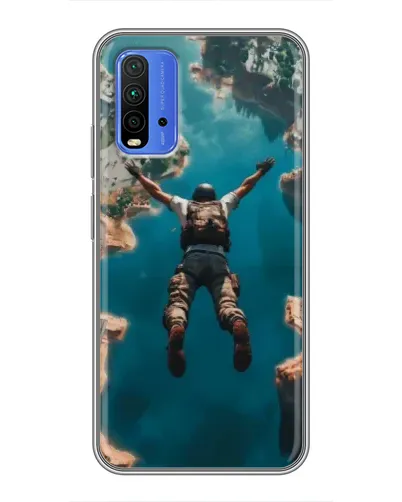 Чехол для Xiaomi Redmi 9T с картинкой «PUBG — свободное падение» Чехол для Xiaomi Redmi 9T с картинкой «PUBG — свободное падение»
