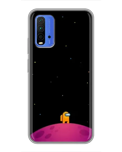 Чехол для Xiaomi Redmi 9T с картинкой «Одинокий герой на планете»