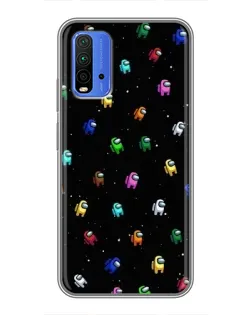 Чехол для Xiaomi Redmi 9T с картинкой «Экипаж Among Us» Чехол для Xiaomi Redmi 9T с картинкой «Экипаж Among Us»