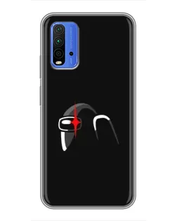 Чехол для Xiaomi Redmi 9T с картинкой «Among Us шлем» Чехол для Xiaomi Redmi 9T с картинкой «Among Us шлем»