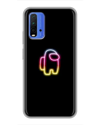 Чехол для Xiaomi Redmi 9T с картинкой «Among Us градиент»