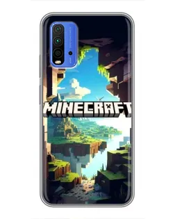 Чехол для Xiaomi Redmi 9T с картинкой «Пещера Майнкрафт» Чехол для Xiaomi Redmi 9T с картинкой «Пещера Майнкрафт»