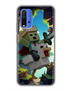Чехол для Xiaomi Redmi 9T с картинкой «Стив и гусь» Чехол для Xiaomi Redmi 9T с картинкой «Стив и гусь»