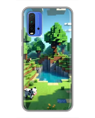 Чехол для Xiaomi Redmi 9T с картинкой «Minecraft летний день» Чехол для Xiaomi Redmi 9T с картинкой «Minecraft летний день»