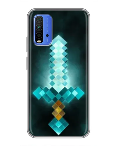 Чехол для Xiaomi Redmi 9T с картинкой «Алмазный меч неон» Чехол для Xiaomi Redmi 9T с картинкой «Алмазный меч неон»