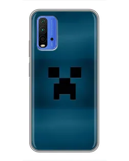 Чехол для Xiaomi Redmi 9T с картинкой «Крипер текстура»