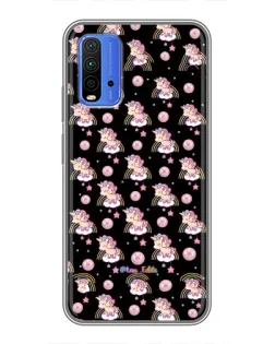 Чехол для Xiaomi Redmi 9T с картинкой «Magic Unicorn паттерн»
