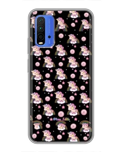 Чехол для Xiaomi Redmi 9T с картинкой «Magic Unicorn паттерн» Чехол для Xiaomi Redmi 9T с картинкой «Magic Unicorn паттерн»