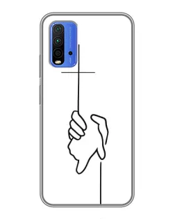 Чохол для Xiaomi Redmi 9T з картинкою «Рука тримає»