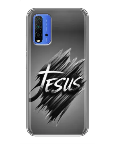 Чехол для Xiaomi Redmi 9T с картинкой «Надпись Jesus Graffiti» Чехол для Xiaomi Redmi 9T с картинкой «Надпись Jesus Graffiti»