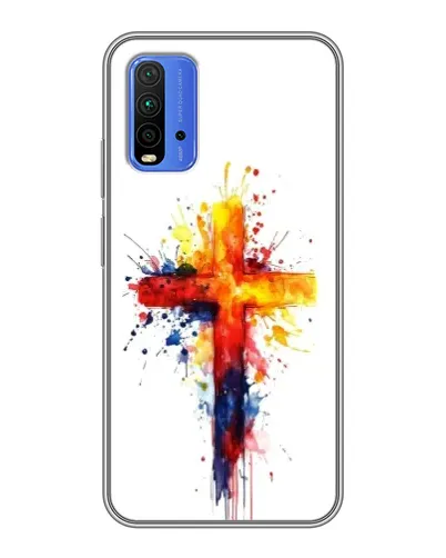 Чехол для Xiaomi Redmi 9T с картинкой «Акварельный крест» Чехол для Xiaomi Redmi 9T с картинкой «Акварельный крест»