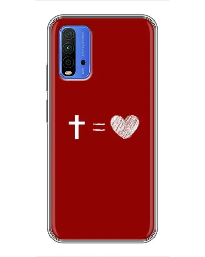 Чехол для Xiaomi Redmi 9T с картинкой «Уравнение любви» Чехол для Xiaomi Redmi 9T с картинкой «Уравнение любви»