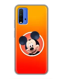 Чехол для Xiaomi Redmi 9T с картинкой «Mickey в круге»