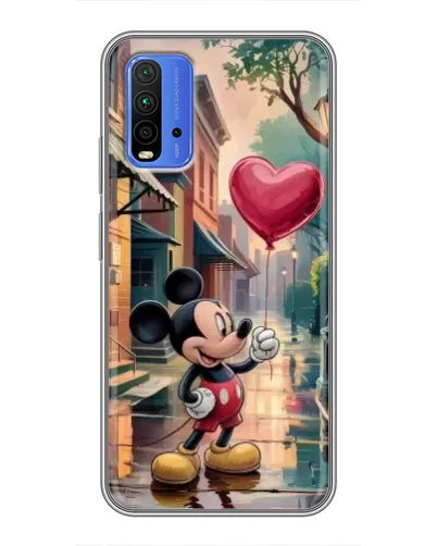 Чехол для Xiaomi Redmi 9T с картинкой «Микки и шарик-сердце» Чехол для Xiaomi Redmi 9T с картинкой «Микки и шарик-сердце»