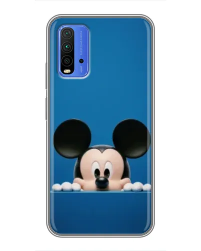 Чехол для Xiaomi Redmi 9T с картинкой «Микки выглядывает» Чехол для Xiaomi Redmi 9T с картинкой «Микки выглядывает»