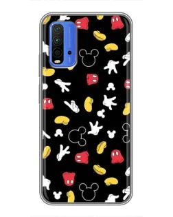 Чехол для Xiaomi Redmi 9T с картинкой «Графический принт лапок»