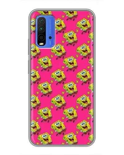 Чехол для Xiaomi Redmi 9T с картинкой «Розовый паттерн»