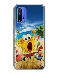 Чехол для Xiaomi Redmi 9T с картинкой «Развлечения на пляже»