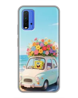 Чехол для Xiaomi Redmi 9T с картинкой «Автомобильное путешествие»