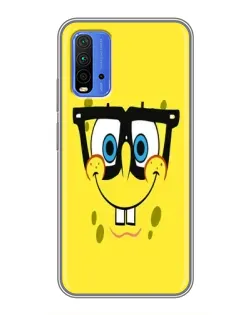 Чехол для Xiaomi Redmi 9T с картинкой «Минималистичный Спанч Боб» Чехол для Xiaomi Redmi 9T с картинкой «Минималистичный Спанч Боб»