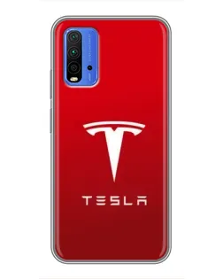 Чохол для Xiaomi Redmi 9T з картинкою «Tesla Red Classic»