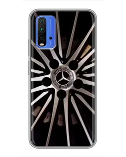 Чехол для Xiaomi Redmi 9T с картинкой «Диск Mercedes»
