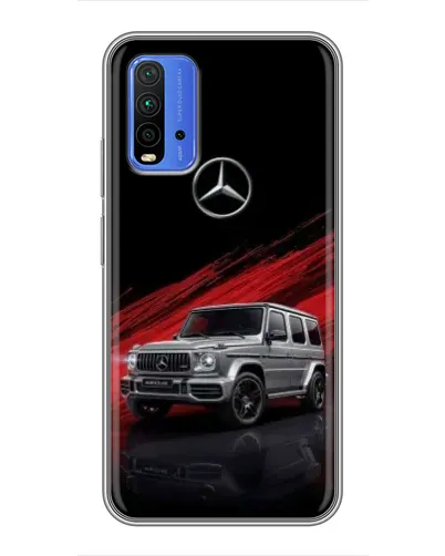 Чехол для Xiaomi Redmi 9T с картинкой «Mercedes G-Class красный» Чехол для Xiaomi Redmi 9T с картинкой «Mercedes G-Class красный»