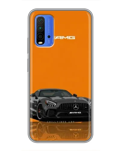 Чехол для Xiaomi Redmi 9T с картинкой «Оранжевый Mercedes AMG» Чехол для Xiaomi Redmi 9T с картинкой «Оранжевый Mercedes AMG»