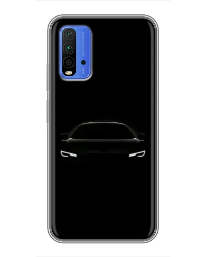Чехол для Xiaomi Redmi 9T с картинкой «Взгляд Audi в темноте»