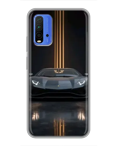 Чехол для Xiaomi Redmi 9T с картинкой «Lamborghini золотые линии» Чехол для Xiaomi Redmi 9T с картинкой «Lamborghini золотые линии»