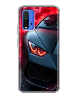 Чехол для Xiaomi Redmi 9T с картинкой «Lamborghini красное сияние» Чехол для Xiaomi Redmi 9T с картинкой «Lamborghini красное сияние»