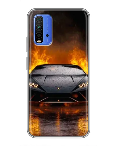 Чехол для Xiaomi Redmi 9T с картинкой «Lamborghini в огне» Чехол для Xiaomi Redmi 9T с картинкой «Lamborghini в огне»