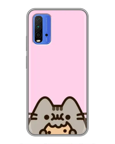 Чехол для Xiaomi Redmi 9T с картинкой «Pusheen и печенье» Чехол для Xiaomi Redmi 9T с картинкой «Pusheen и печенье»