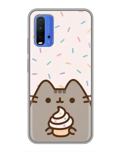Чехол для Xiaomi Redmi 9T с картинкой «Пушин с кексом» Чехол для Xiaomi Redmi 9T с картинкой «Пушин с кексом»