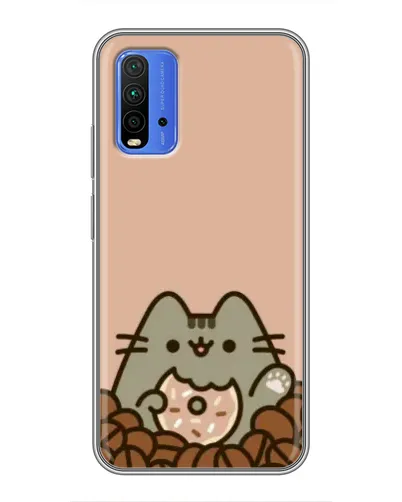 Чехол для Xiaomi Redmi 9T с картинкой «Кофейный Пушин» Чехол для Xiaomi Redmi 9T с картинкой «Кофейный Пушин»