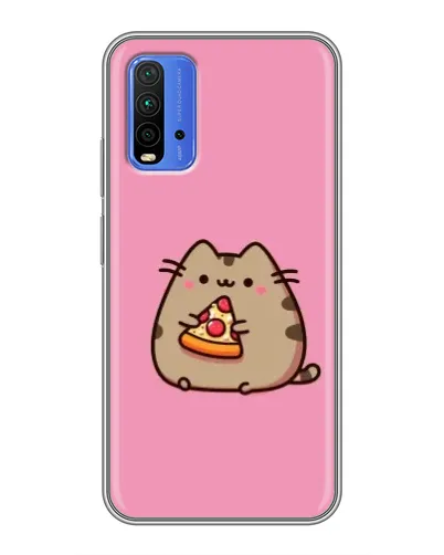 Чехол для Xiaomi Redmi 9T с картинкой «Пушин с пиццей» Чехол для Xiaomi Redmi 9T с картинкой «Пушин с пиццей»