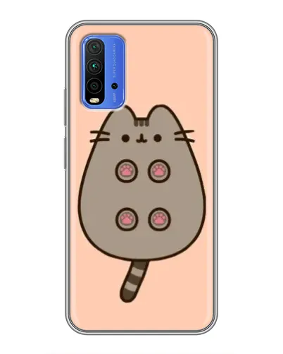 Чехол для Xiaomi Redmi 9T с картинкой «Пушин пузиком кверху» Чехол для Xiaomi Redmi 9T с картинкой «Пушин пузиком кверху»