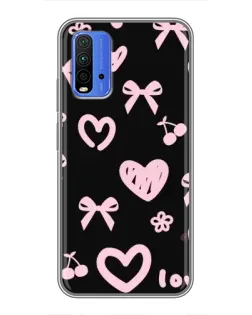 Чехол для Xiaomi Redmi 9T с картинкой «Сатиновый бант»