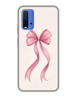 Чехол для Xiaomi Redmi 9T с картинкой «Розовый бант»