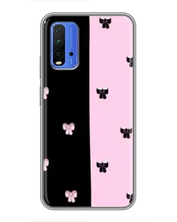 Чехол для Xiaomi Redmi 9T с картинкой «Контрастные банты»