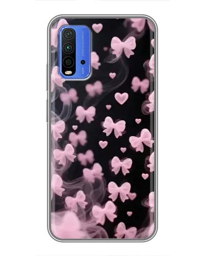 Чехол для Xiaomi Redmi 9T с картинкой «Неоновое кружево» Чехол для Xiaomi Redmi 9T с картинкой «Неоновое кружево»