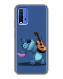 Чохол для Xiaomi Redmi 9T з картинкою «Стіч з укулеле»
