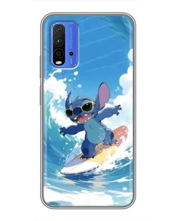 Чохол для Xiaomi Redmi 9T з картинкою «Стіч на хвилі»