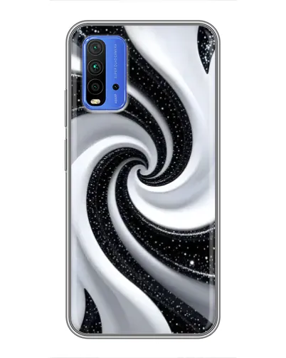 Чехол для Xiaomi Redmi 9T с картинкой «Черно-белая спираль» Чехол для Xiaomi Redmi 9T с картинкой «Черно-белая спираль»